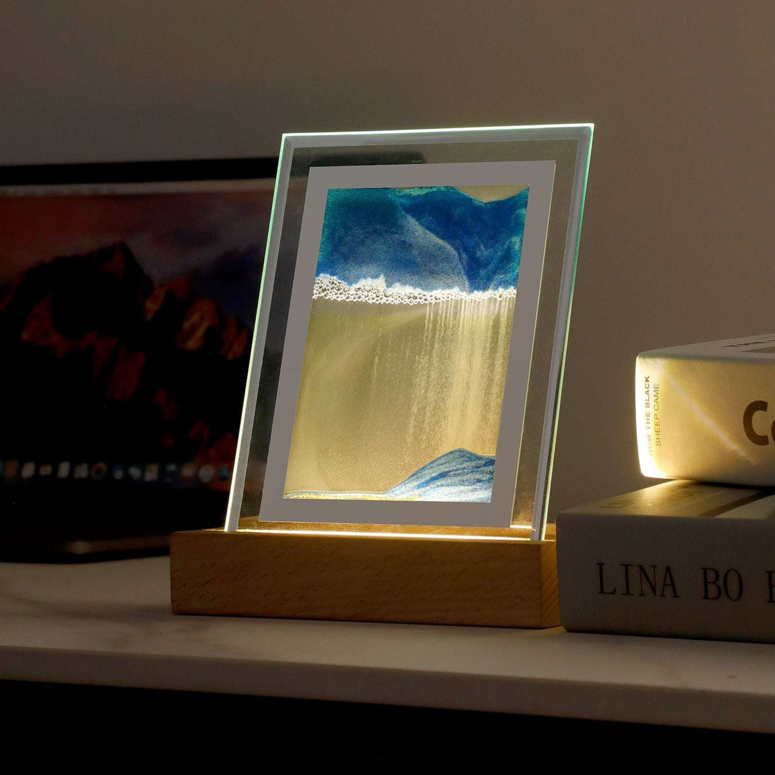 Flowing Sand Art Night Lamp