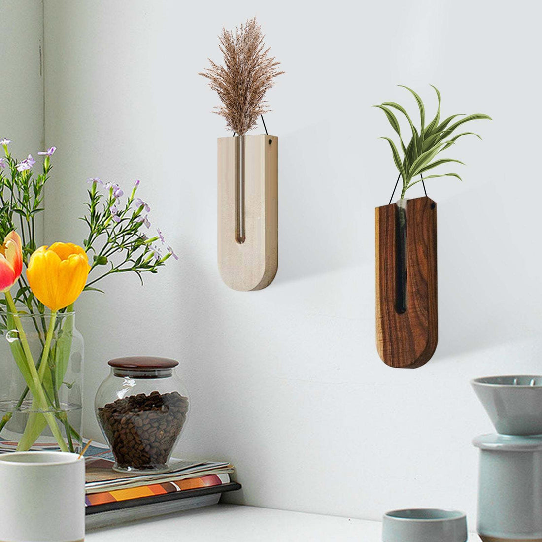 Wooden Wall Hanging Planter